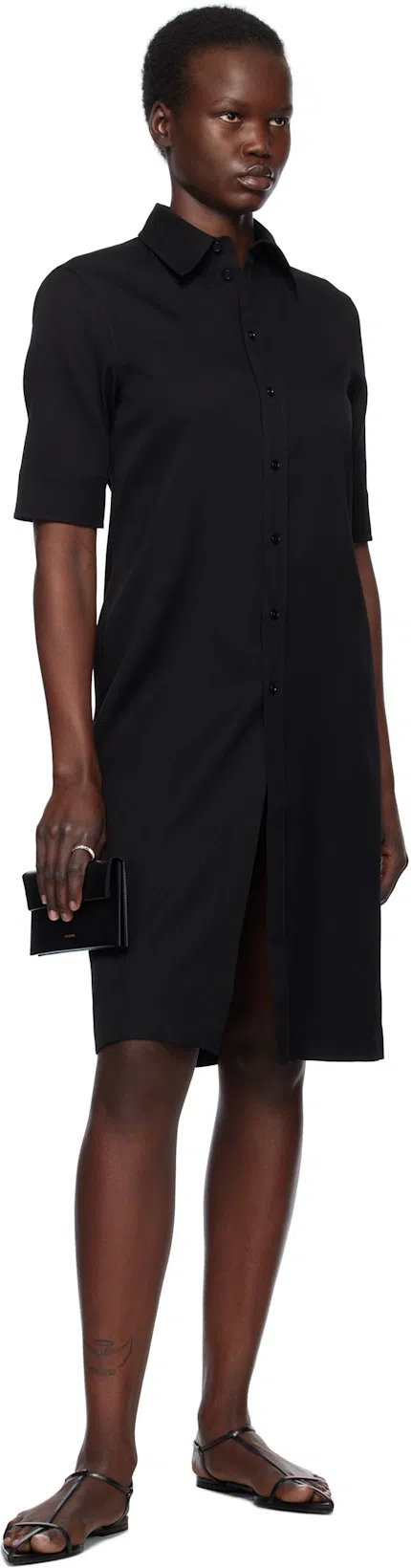 TONY BIANCO Noho Black Nappa Flats