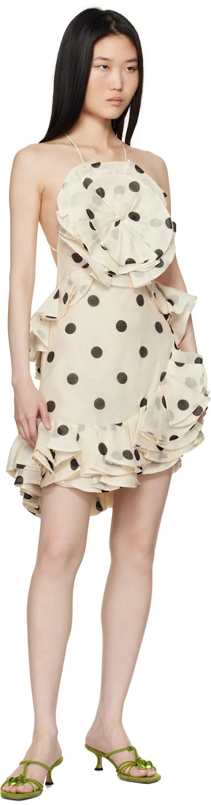 ZIMMERMANN Crush Mini Skirt In Multicolor