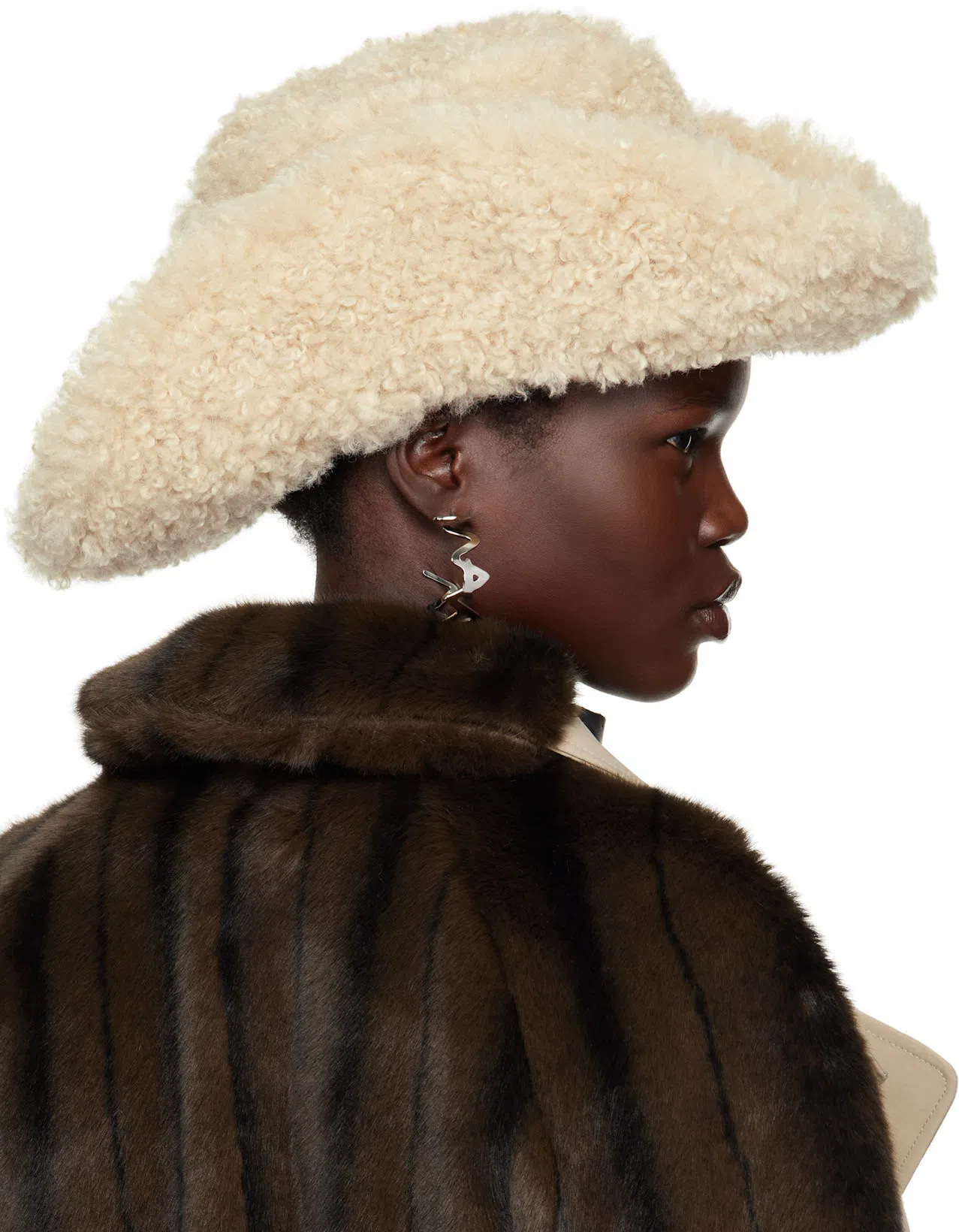 MARNI Two-tone Trapeze Dress In Animal Print