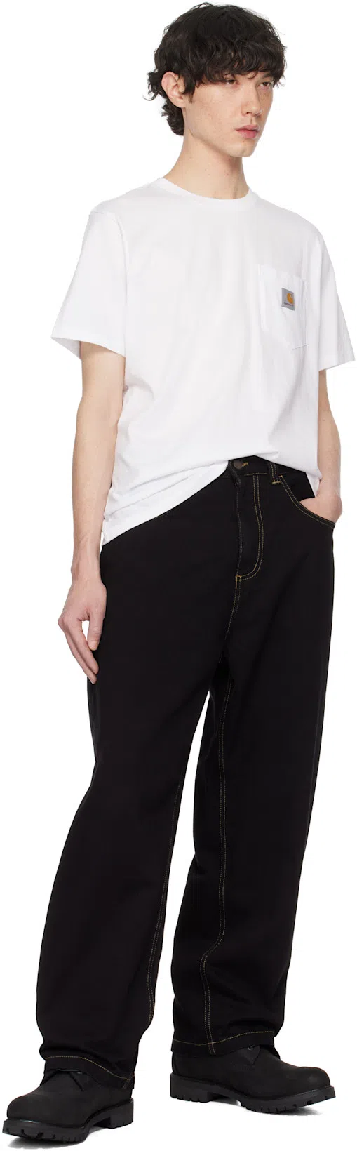 CARHARTT Pocket T-shirt In White