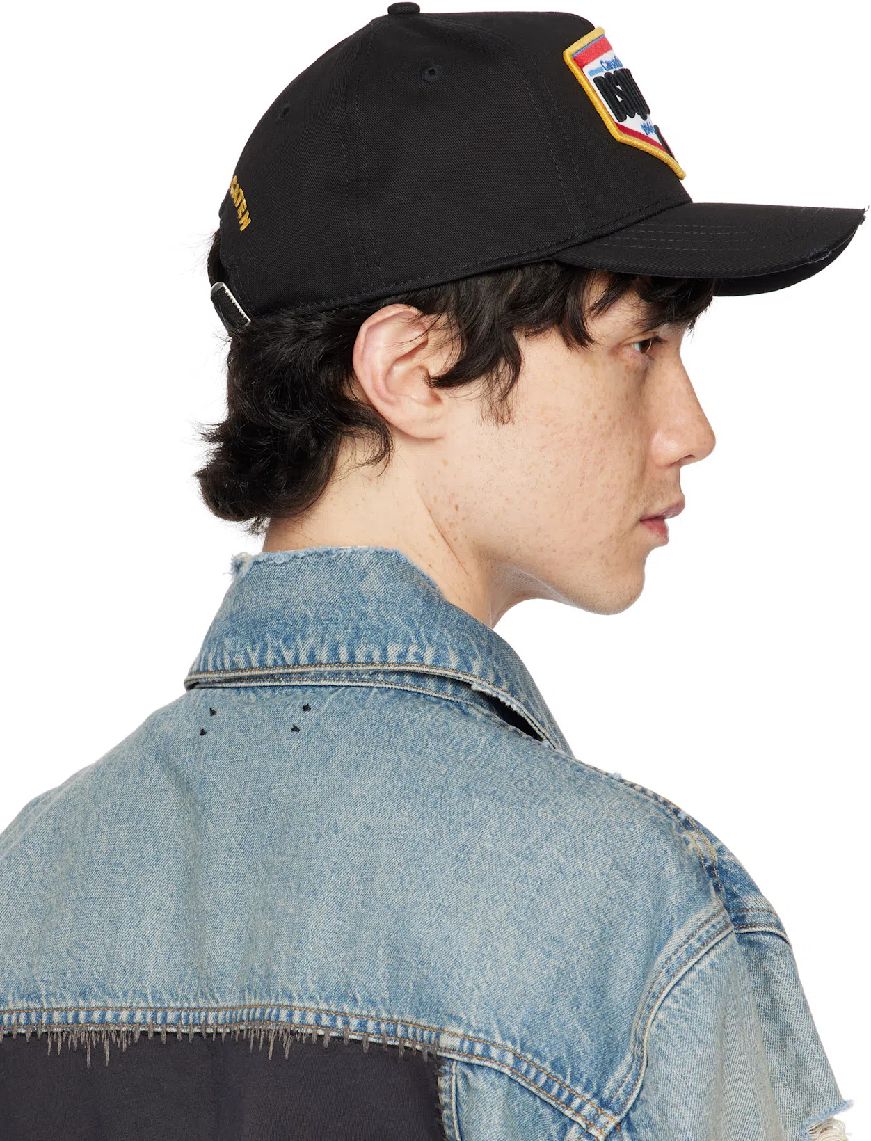 AMIRI Vintage Pegasus Trucker Jacket In Blue