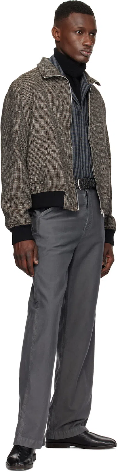 DRIES VAN NOTEN Gray Straight-leg Jeans In 802 Grey