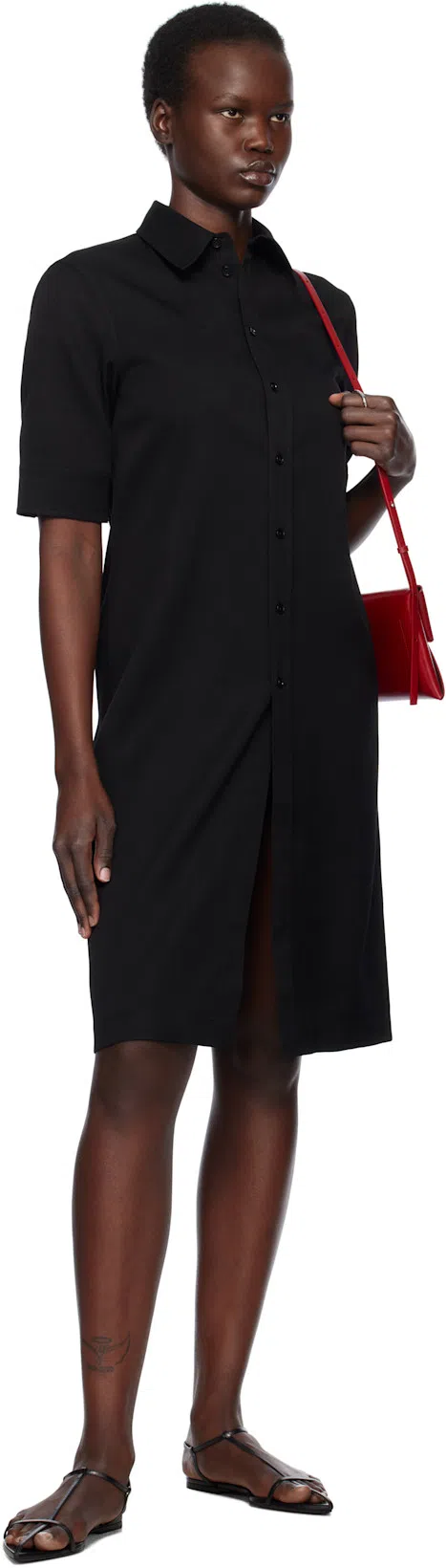 TONY BIANCO Noho Black Nappa Flats