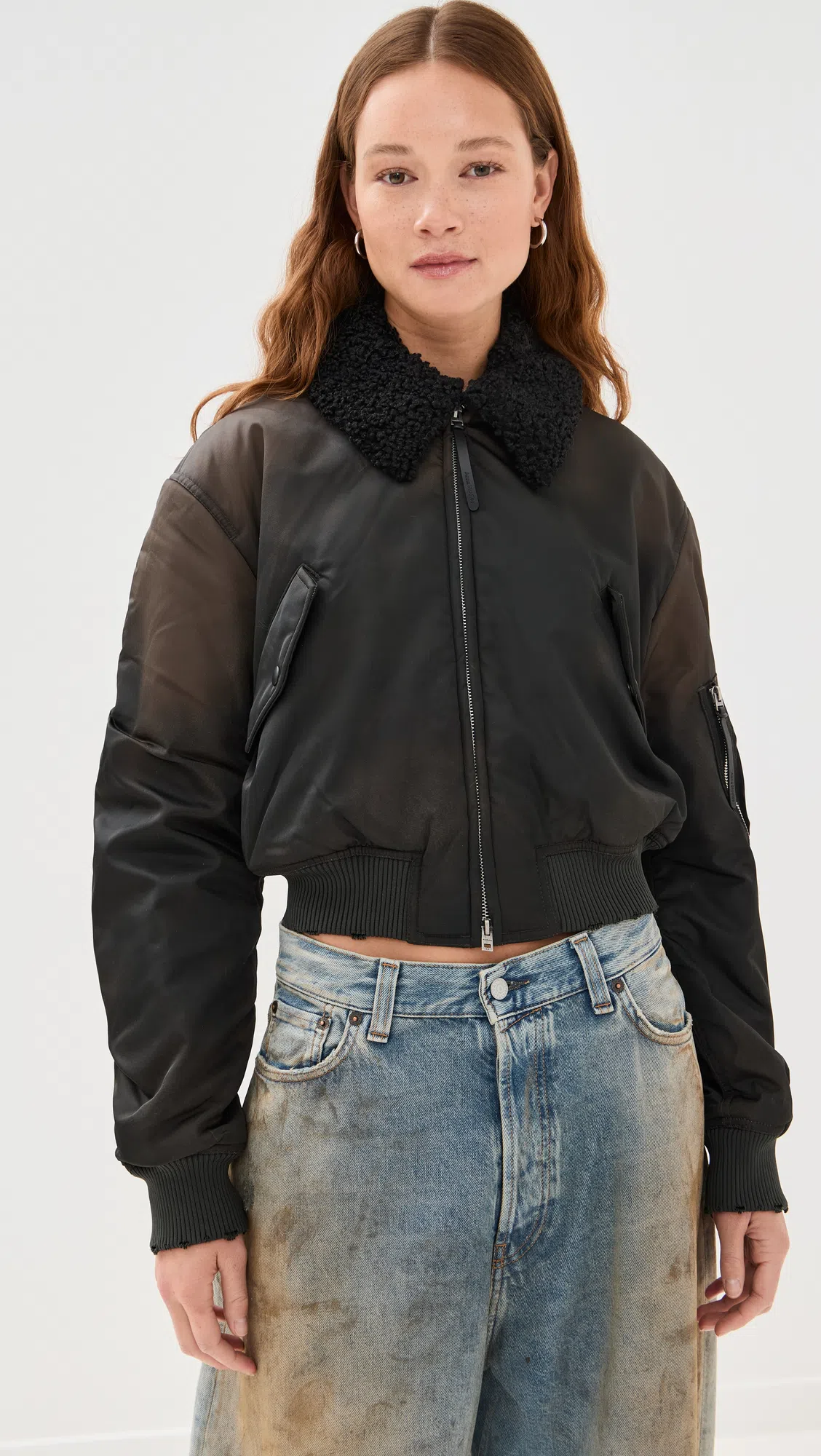 ACNE STUDIOS Wide-leg Jeans In Mid_blue