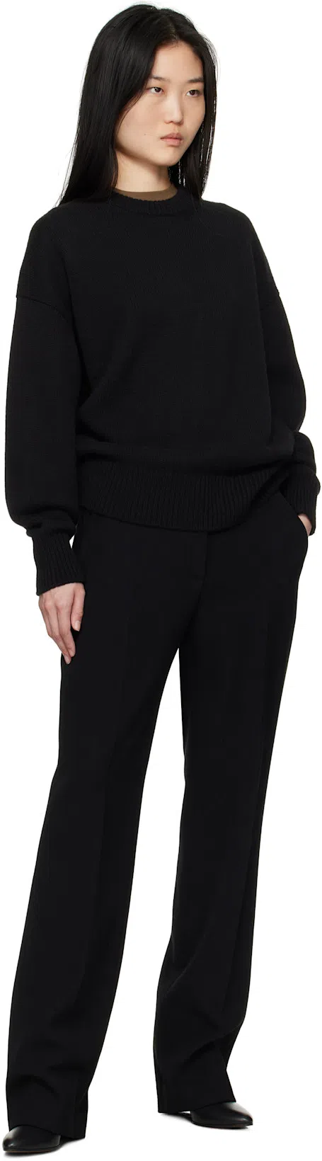 THE ROW Tori Cotton-jersey T-shirt In Neutral