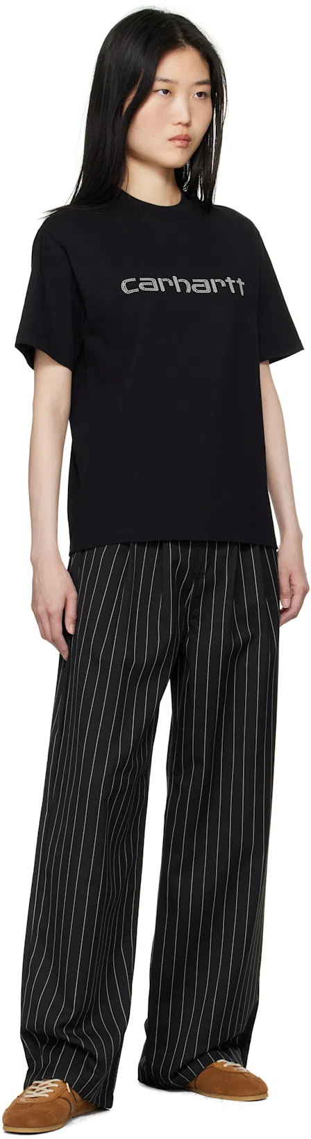 CARHARTT Belt Loop Track Pants In Black