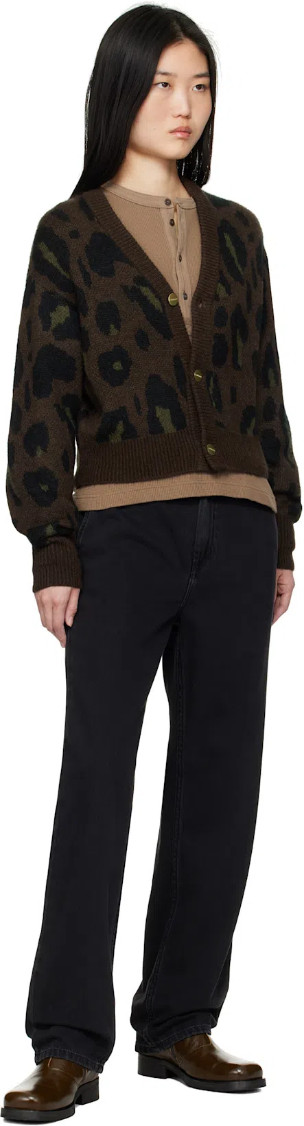 CARHARTT Straight Leg Pants With Belt Loops And Pockets In Black Stone Was