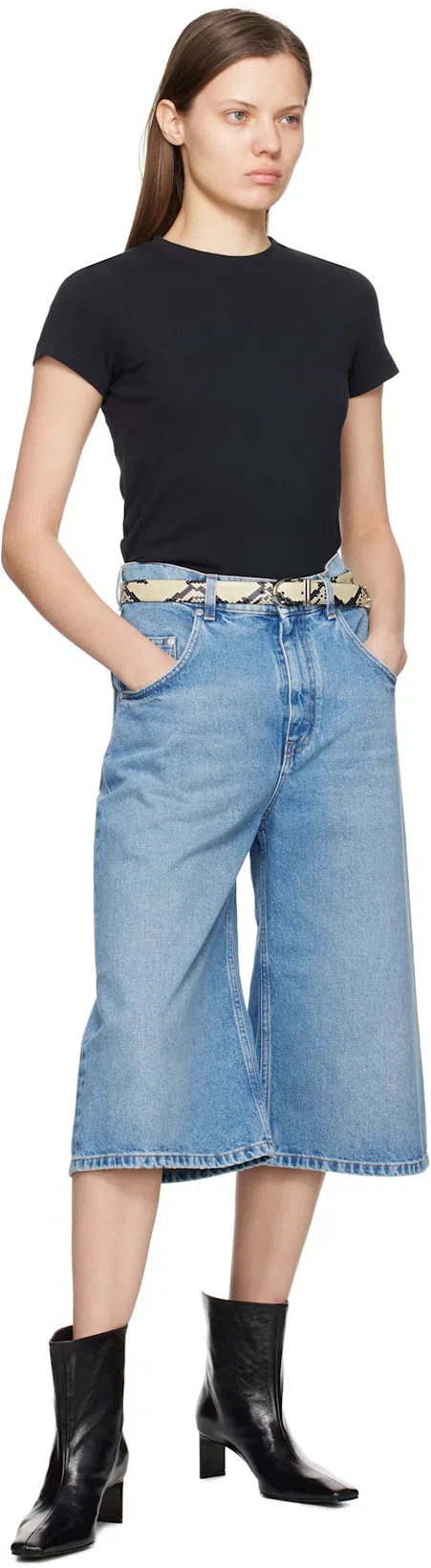 KHAITE Ona Ankle Boots 55 In Black