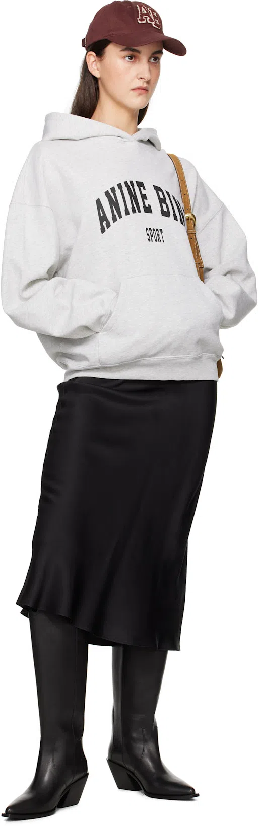 ANINE BING Sport Harvey Sweatshirt In Gray