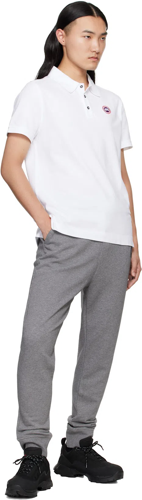 CANADA GOOSE Polo With Logo In White