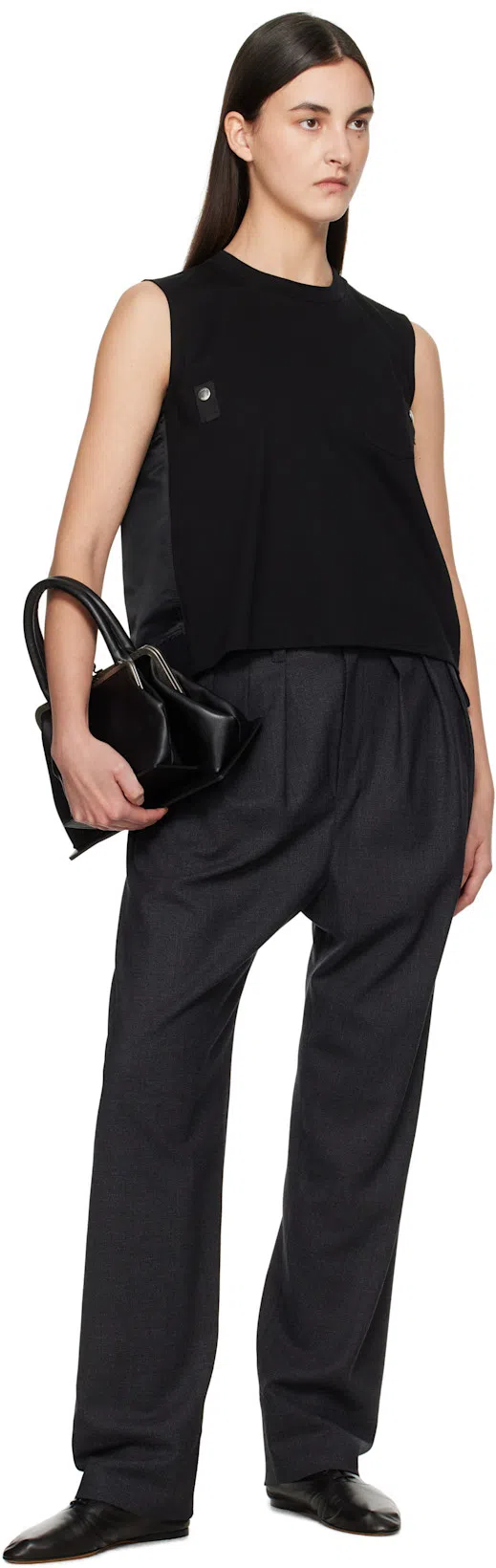 THE ROW Woman Lace-up Shoes Black Size 7.5 Leather