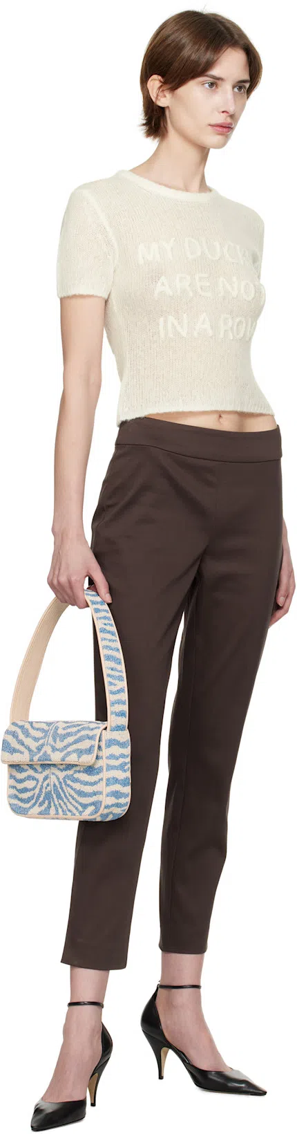 THE ROW Uxor Leather Pumps In Black