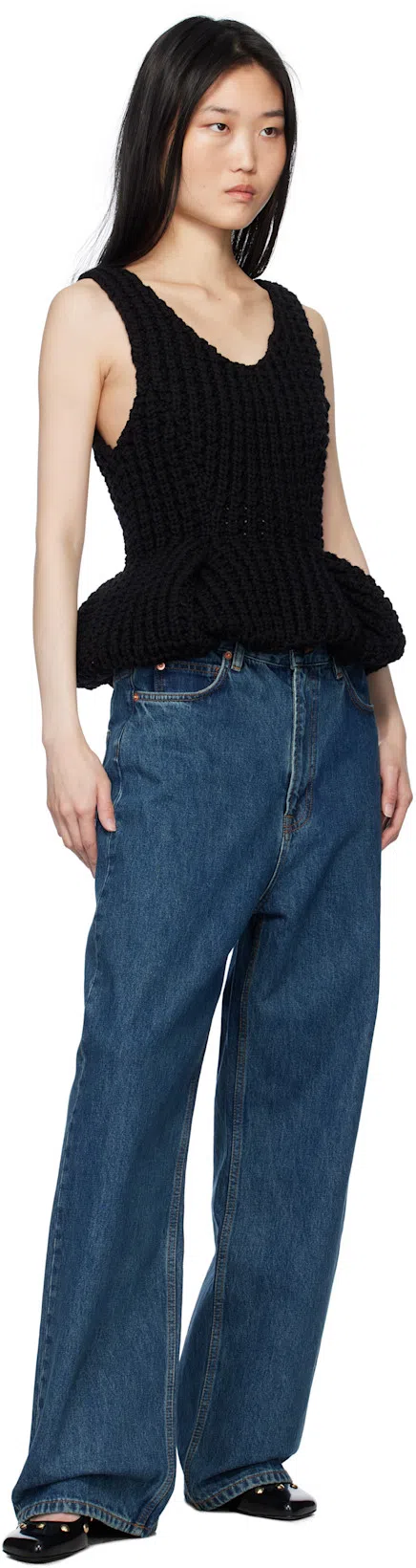 WARDROBE.NYC Boyfriend Jeans In Black