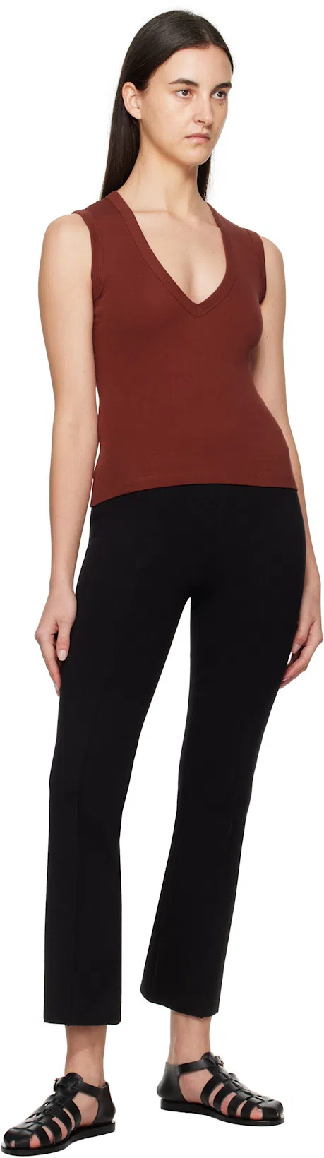 ANCIENT GREEK SANDALS Homeria Flat Sandal In Black  