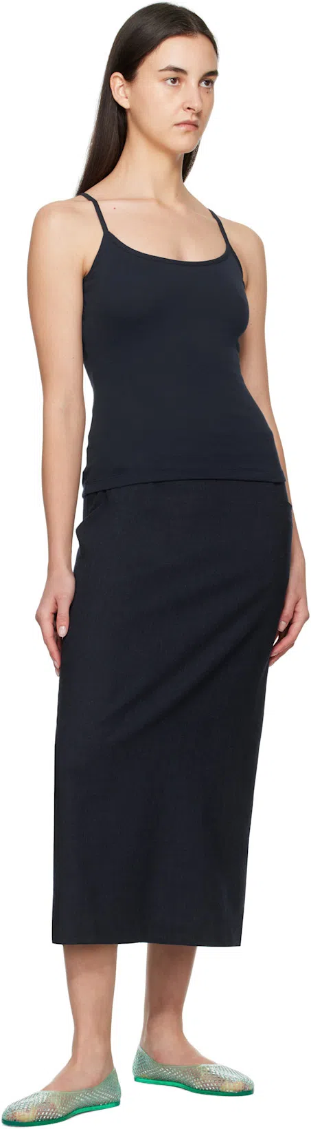 ANCIENT GREEK SANDALS Iro Jelly Ballerinas In Green