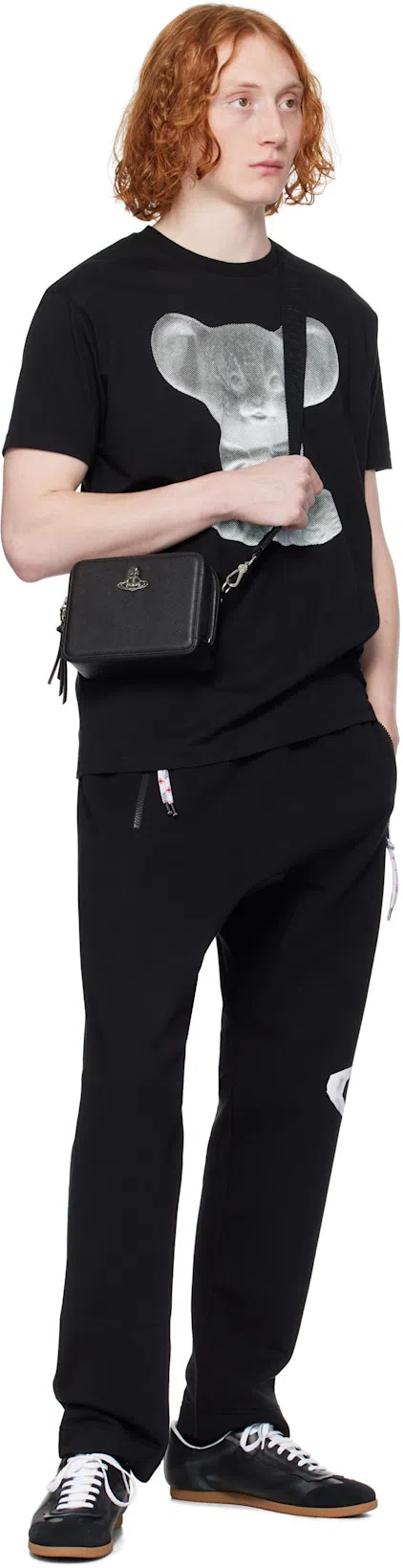 VIVIENNE WESTWOOD Black Melih Camera Bag In Ss25-n401