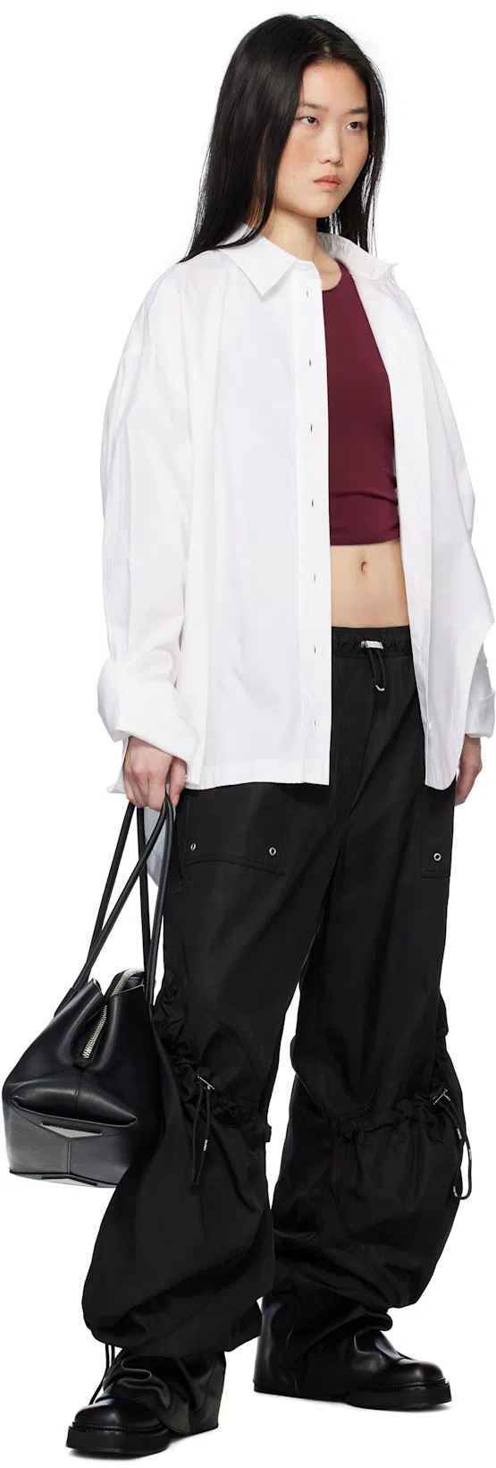 ATTICO Combat Robin Boots In Black