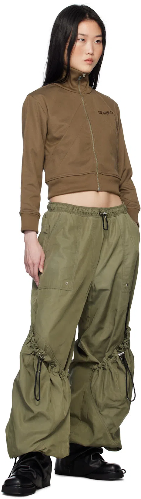 ATTICO Combat Robin Boots In Black