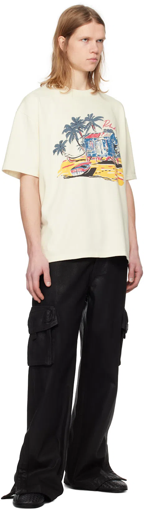 BOTTEGA VENETA Black Calf Leather Sawyer Slip On Sneaker