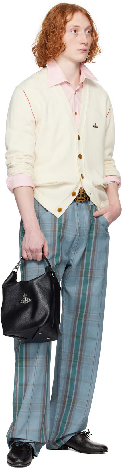 VIVIENNE WESTWOOD Black Sam Crossbody Bag In Aw24-n403