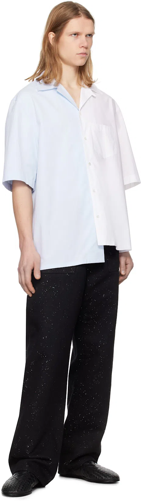 BOTTEGA VENETA Black Calf Leather Sawyer Slip On Sneaker