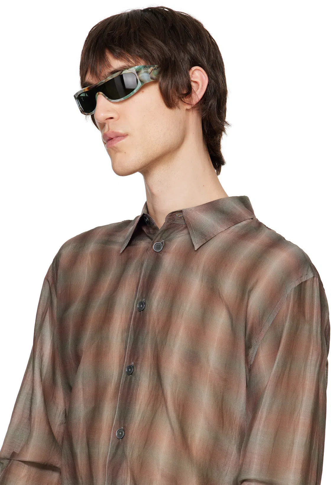 RETROSUPERFUTURE Multicolor Pharaoh Sunglasses In Onyx