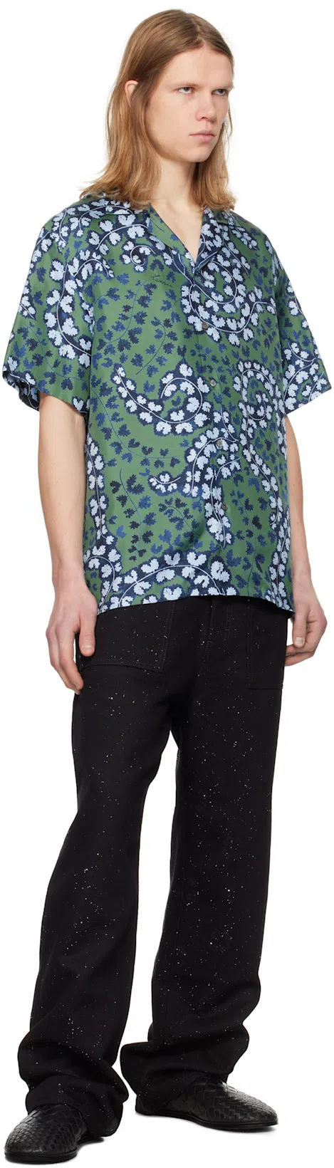 BOTTEGA VENETA Black Calf Leather Sawyer Slip On Sneaker