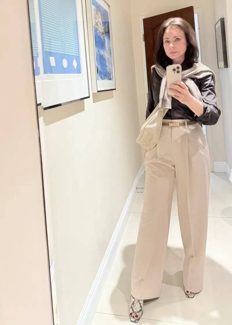 TOM FORD Palm Leather Belt In Brown