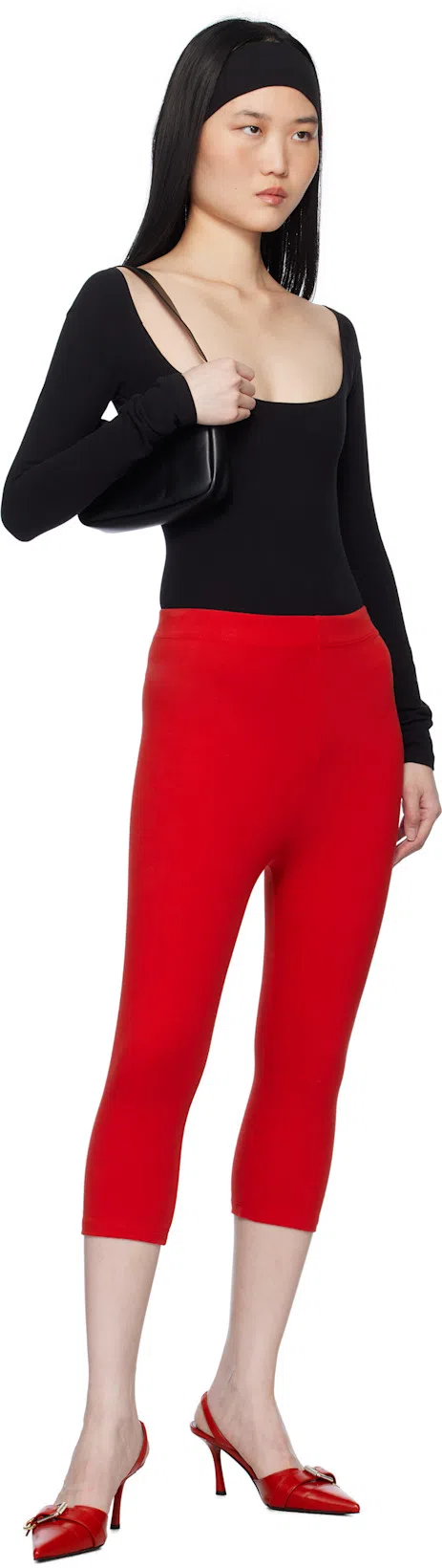 GIVENCHY Voyou Pointed Toe Slingback Pump In Red