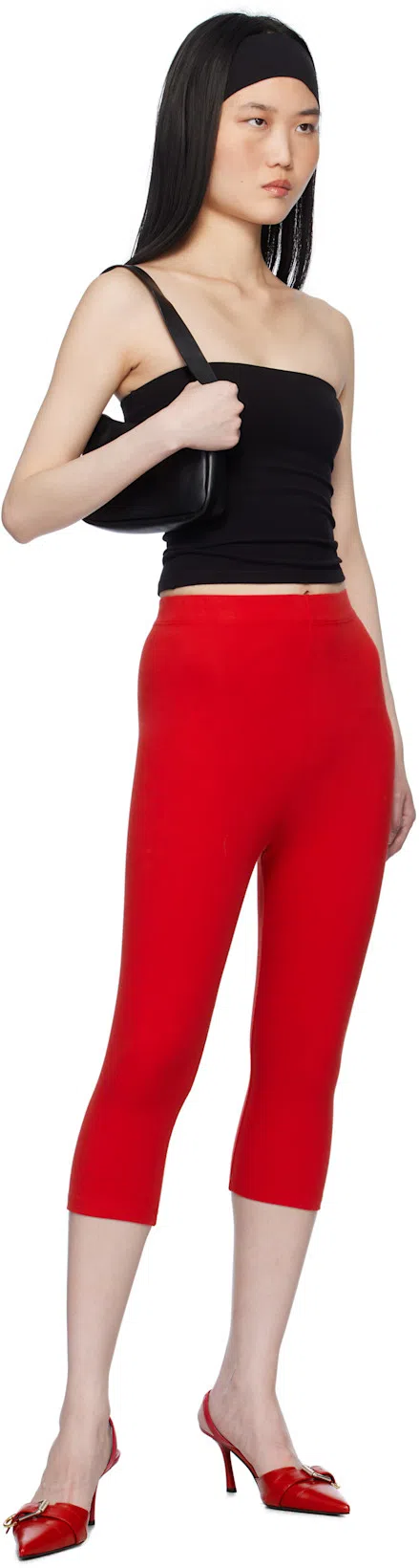 GIVENCHY Voyou Pointed Toe Slingback Pump In Red