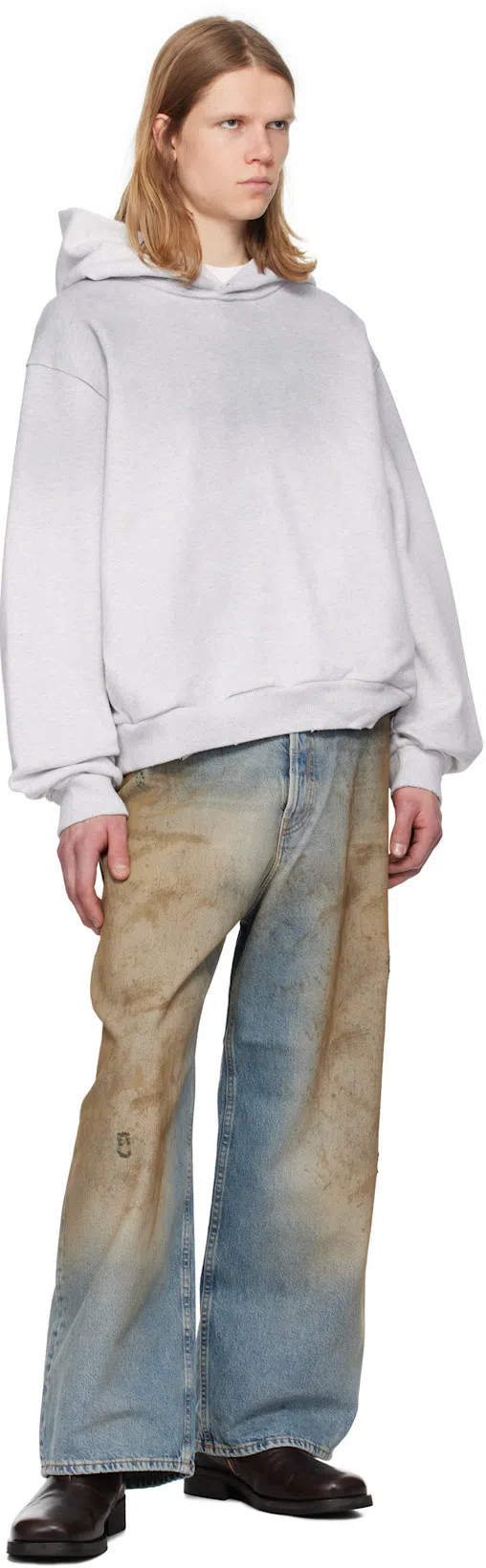 ACNE STUDIOS Melange Hoodie Logo Ci0159co R 92h In White