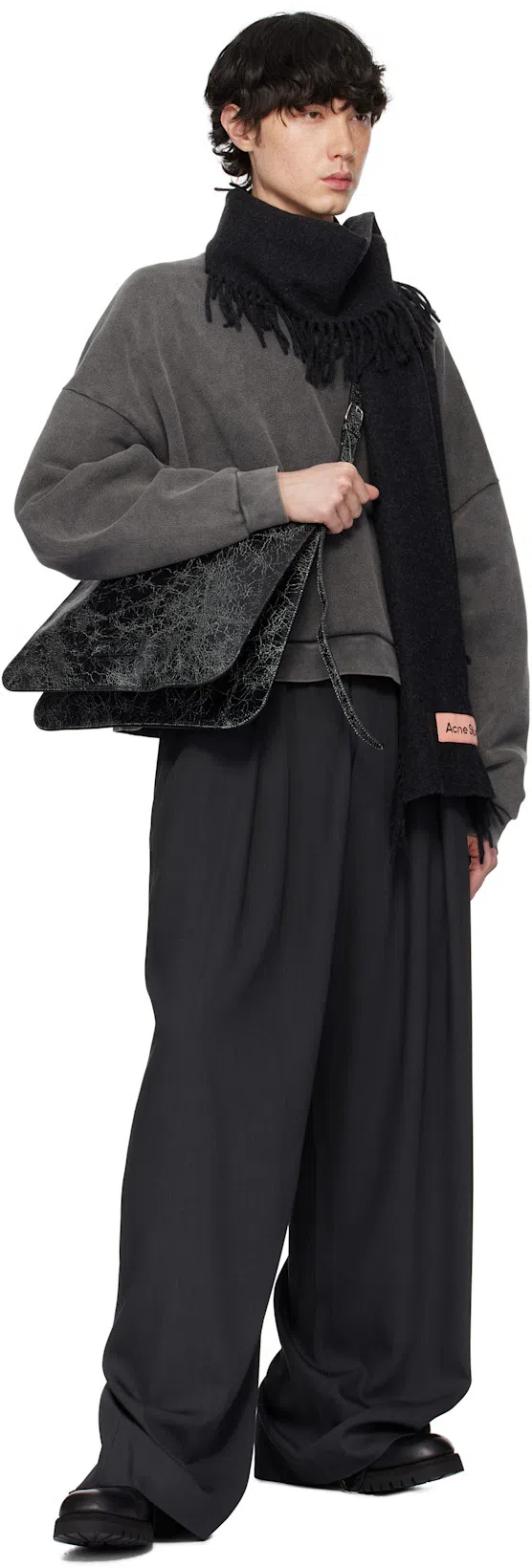 ACNE STUDIOS Man Black Sweatshirts