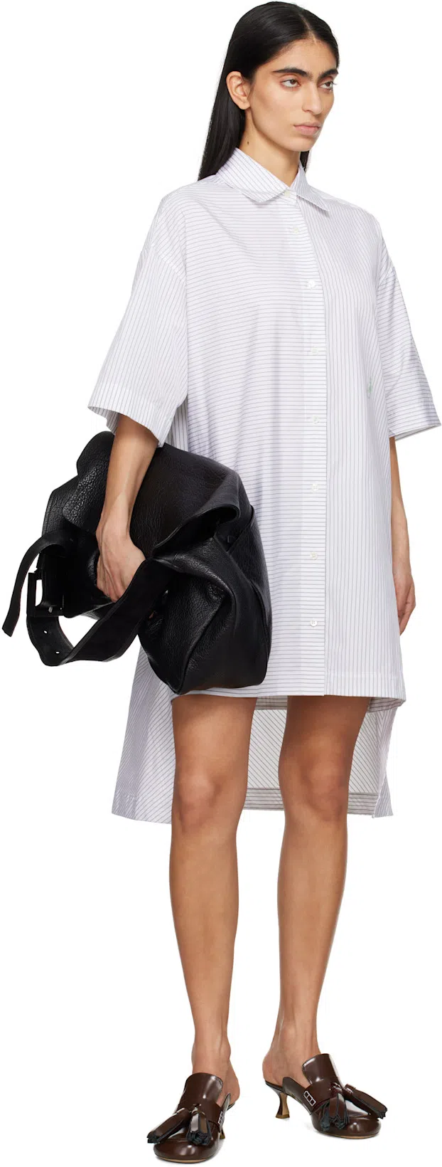 JW ANDERSON Tassel Leather Mules In Red