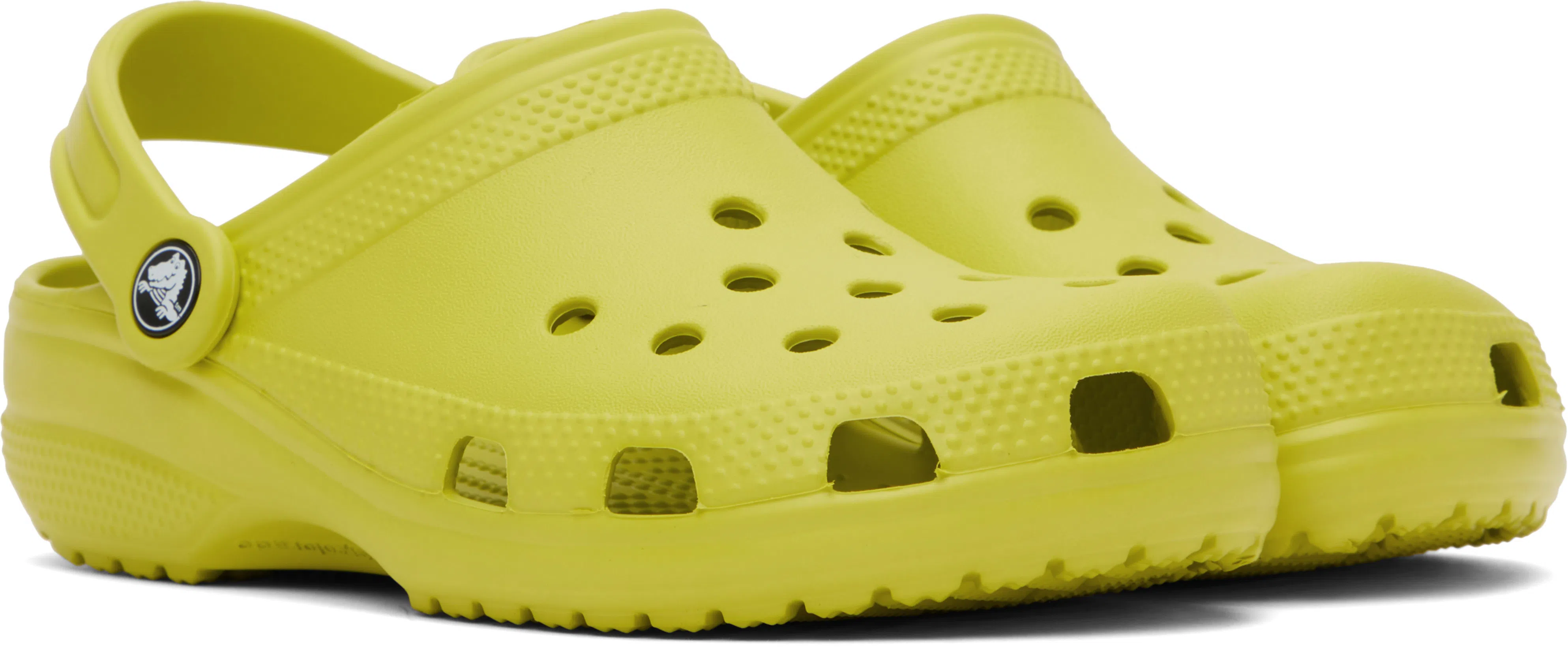 CROCS Classic Lined Clog In Cyber Yellow