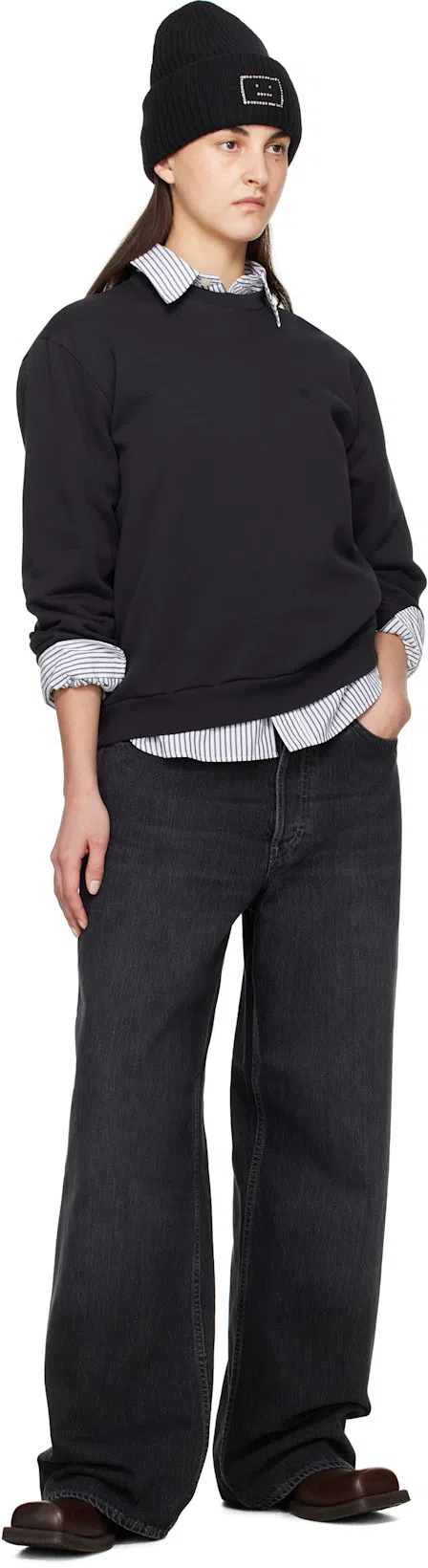 ACNE STUDIOS 25mm Bargot Leather Loafers In Black