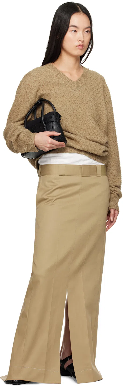 MAISON MARGIELA Tabi Leather Sandals Woman Black In T8013 Black