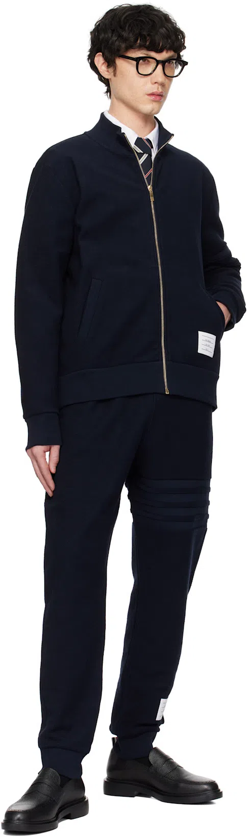 THOM BROWNE Classic Button-down Shirt In White