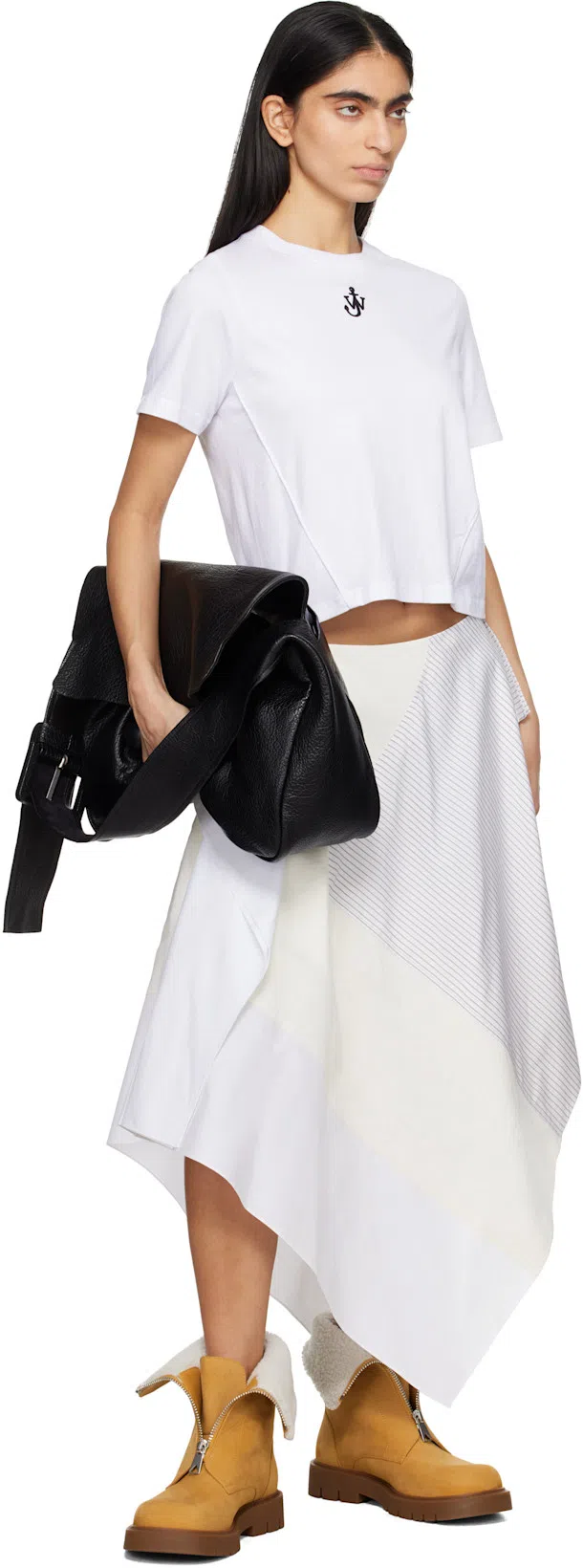 BOTTEGA VENETA Haddock Ankle Boot In 7186 Ochre-popcorn