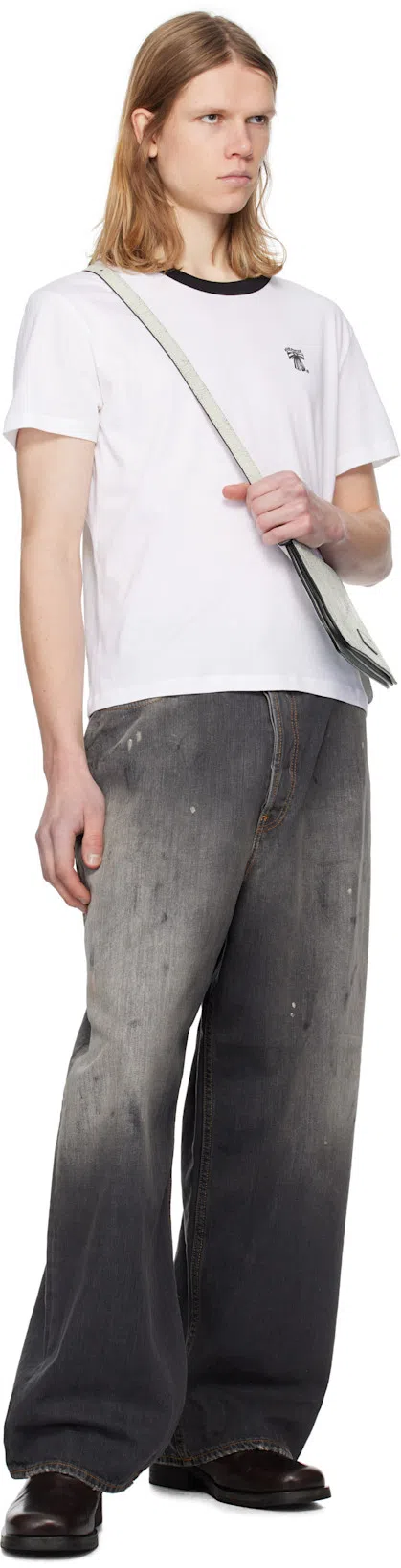 ACNE STUDIOS Short-sleeved T-shirt In 183 Optic White