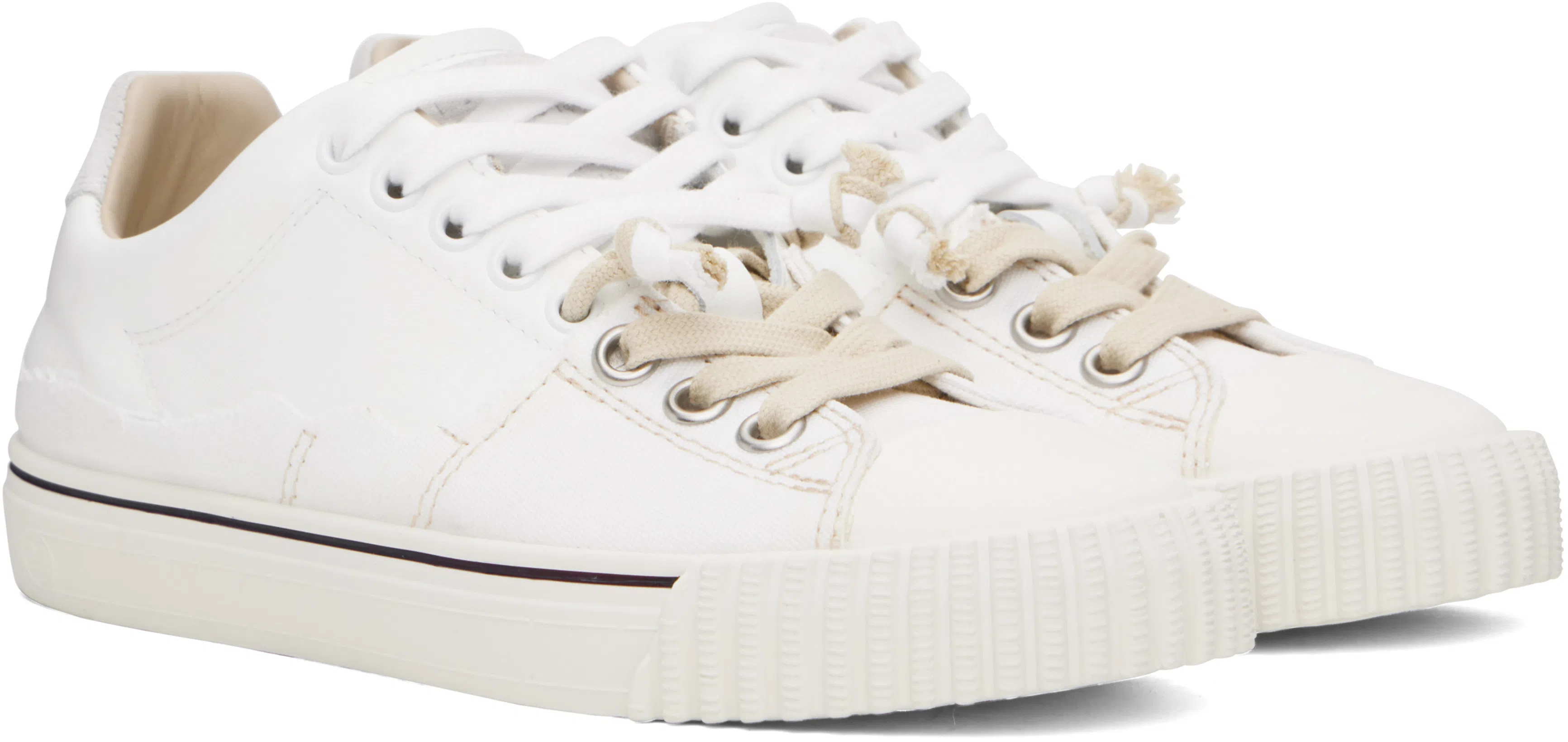 MAISON MARGIELA Tabi Calf Leather Flat Mules In Black