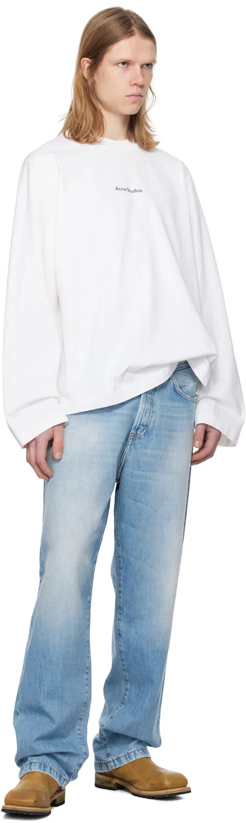 ACNE STUDIOS Blue Loose-fit 1991 Toj Jeans In 228 Light Blue