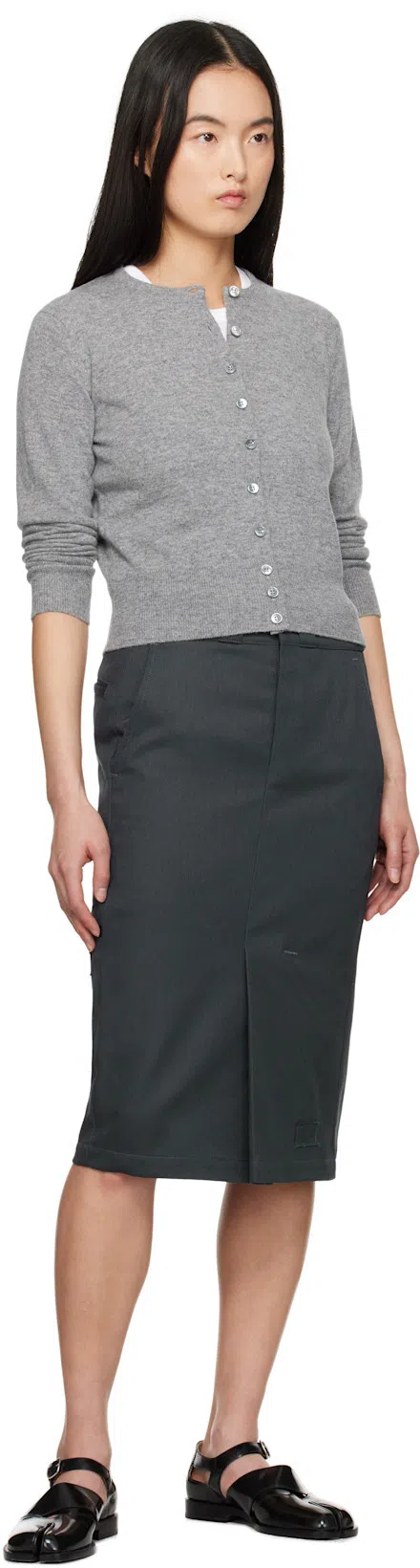 MAISON MARGIELA Tabi Leather Sandals Woman Black In T8013 Black