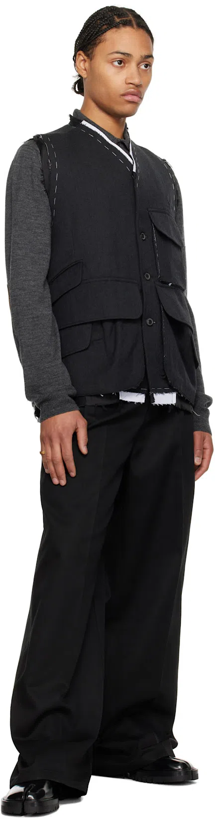 CARVELA Dazzle Diamante-trim Leather Loafers In Black