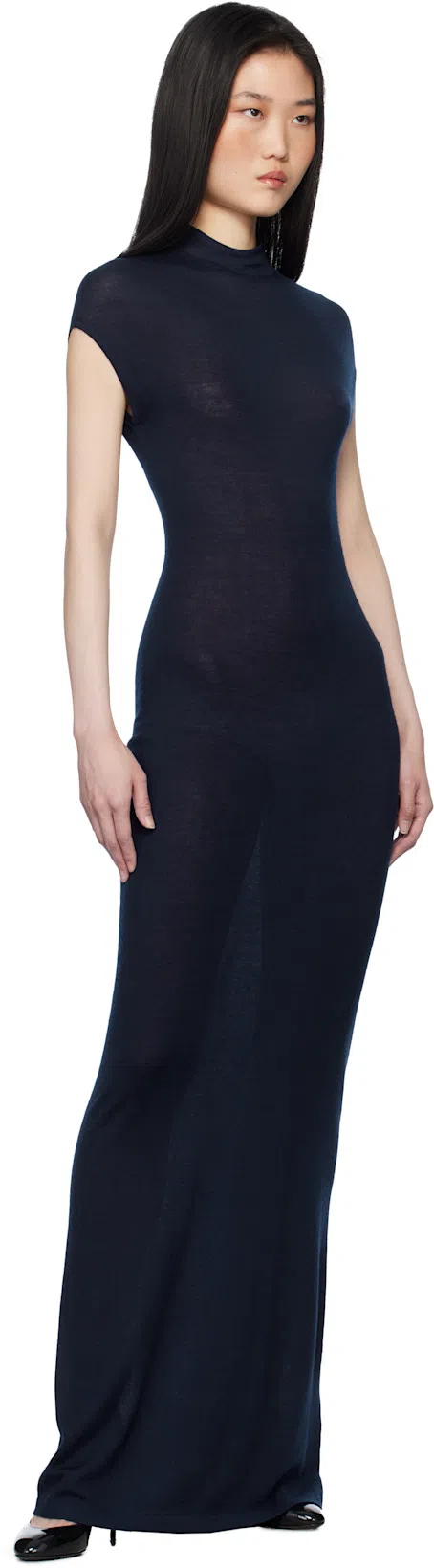 ALAÏA Le Coeur Black Patent Leather High Slingback In Animal Print