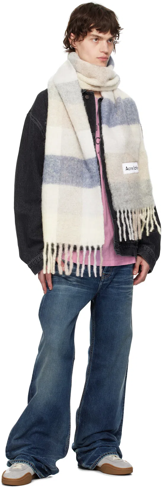 ACNE STUDIOS Robert Vintage Denim Jacket In Black