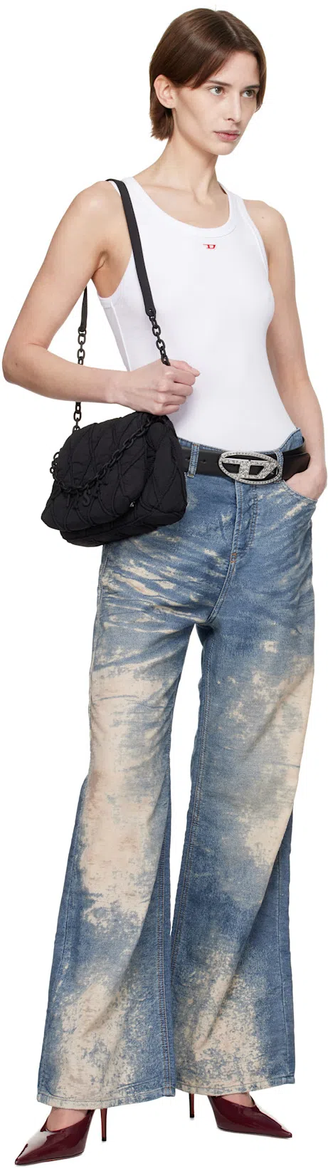 DIESEL Low Waist Bleached Effect 1996 D-sire Jeans In Blue