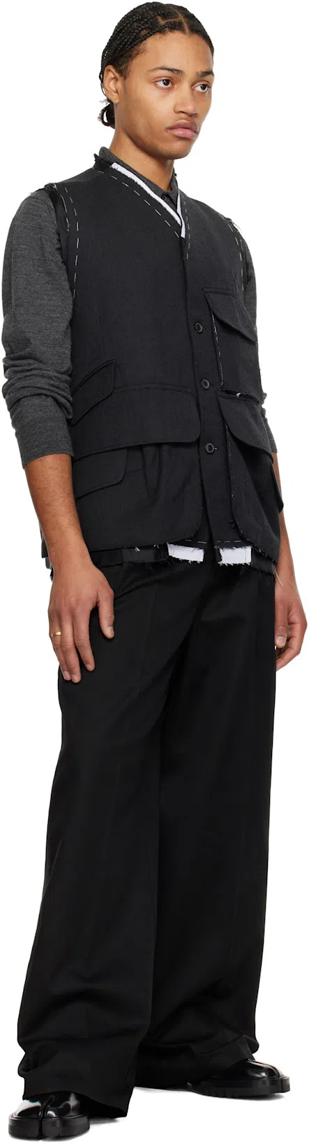 CARVELA Dazzle Diamante-trim Leather Loafers In Black