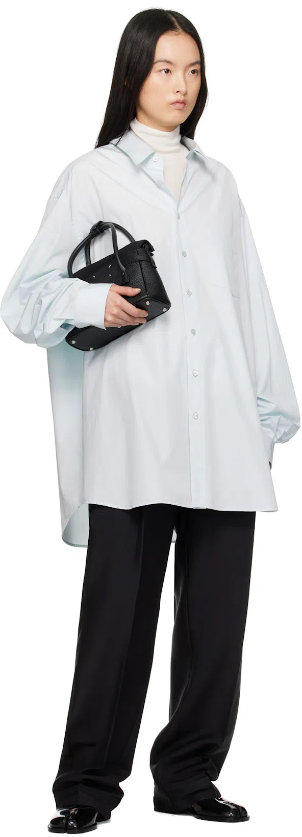 MAISON MARGIELA Tabi Leather Sandals Woman Black In T8013 Black