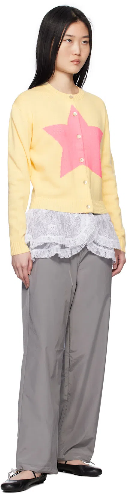 GIANVITO ROSSI Mary Ribbon Patent Leather Ballet Flats In Black