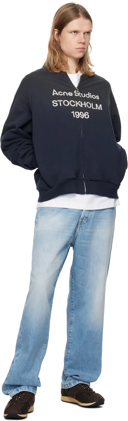 ACNE STUDIOS Blue Loose-fit 1991 Toj Jeans In 228 Light Blue